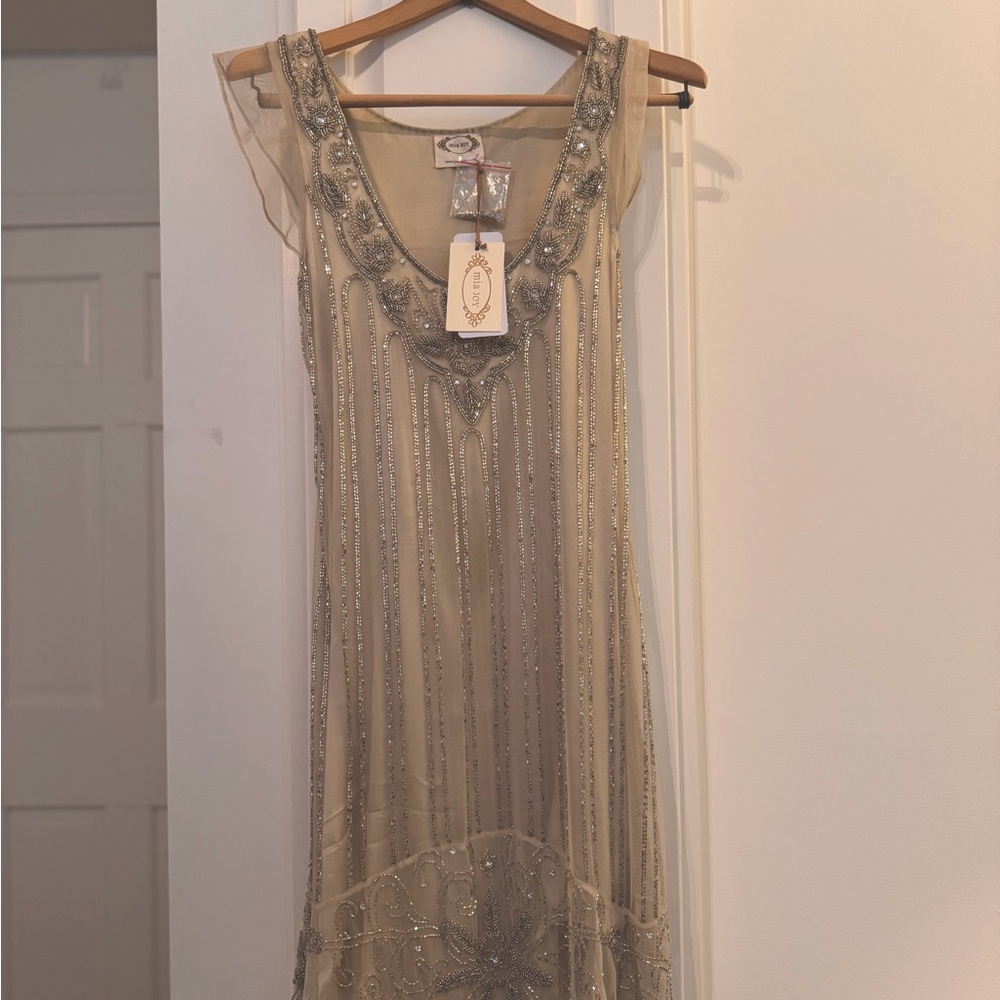 Joyfolie XS embelished dress NWT